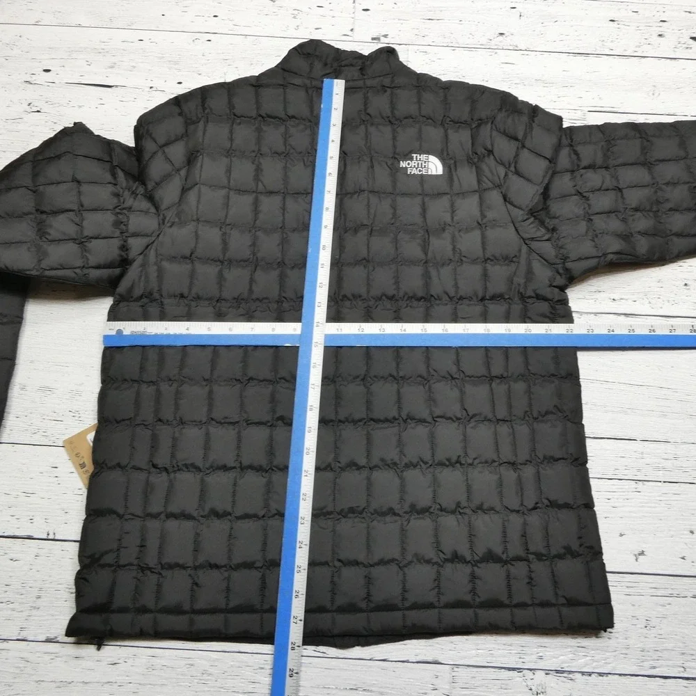 The North Face ThermoBall Eco Jacket Mens Large Black Full Zip Puffer NWT NEW